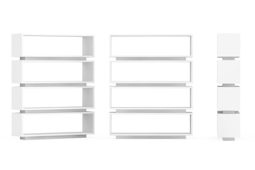 Poster - Retail Trade Stands. 3d Rendering