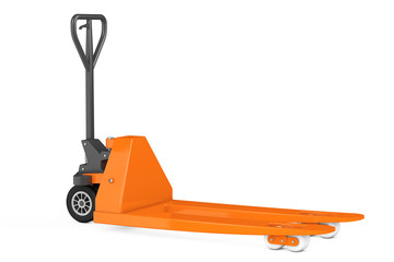 Aufkleber - Hand Pallet Truck. 3d Rendering