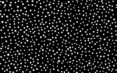 Wall Mural - rectangle seamless pattern with white dots on black background