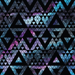 Wall Mural - galaxy seamless pattern.