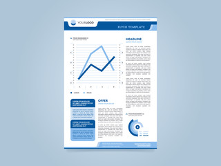 Wall Mural - Brochure design template, business layout, vector illustration.