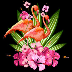 Wall Mural - Exotic Tropical Background