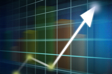 Financial and business graphs