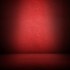 Wall Mural - red paint interior background