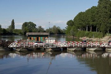 Sticker - ponte di chiatte