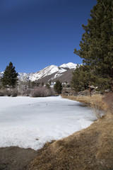 Frozen Intake Lake II in California