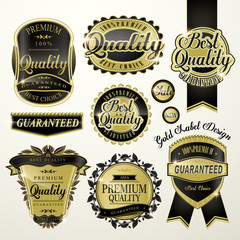 Wall Mural - premium golden quality labels