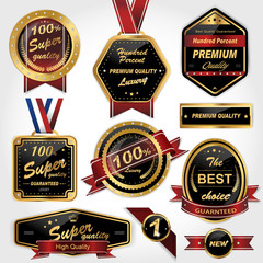 Wall Mural - premium labels set