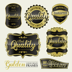 Wall Mural - premium golden quality labels