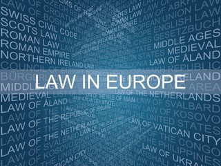 Sticker - Law in Europe