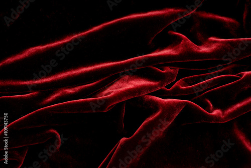 Fotografía close up of elegant red velvet - fashion design - abstract background
