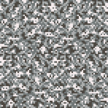 Digital Pixel Camouflage Seamless Pattern 