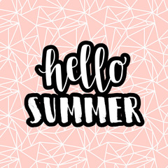 Aufkleber - Summer hipster boho background