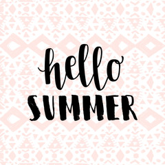 Aufkleber - Summer hipster boho background