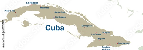 Map of Cuba @p(AS)ob