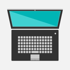 Poster - Laptop or computer. eps 10 vector iilustration