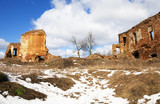 the ruins of an ancient fortress  