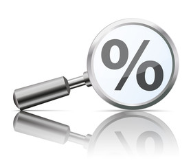 Canvas Print - Loupe Mirror Percent