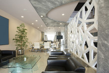 Modern Luxury Hotel Lobby Interior