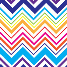 Seamless Pattern With Colorful Chevron Design