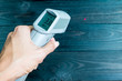 © truengtra - Hand hold the IR thermometer