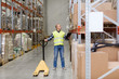 © Syda Productions - man with loader and clipboard at warehouse