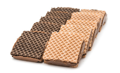 Poster - chocolate wafer isolated