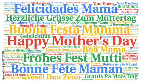 Happy Mother S Day In Different Languages Stock Illustration Adobe Stock Happy Mother S Day In Different Languages Stock Illustration Adobe Stock