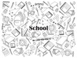 © Oleksandr Pokusai - School colorless set vector illustration