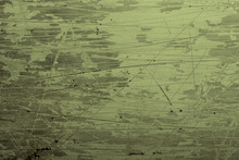 Green Grunge Background With Scratches