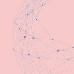 Aufkleber - Abstract background with dotted grid