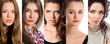 © Sergey Bogdanov - Beautiful collage of bright makeup women