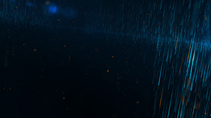 Poster - abstract background made of moving particles
