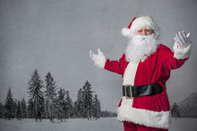 Santa Claus Gesturing