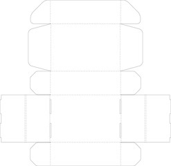 cardboard box vector template