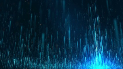 Poster - abstract background made of moving particles