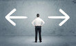 © ra2 studio - Confused business person choosing the way