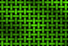 Neon Green Woven Pattern