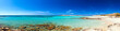 canvas print picture - Elafonisi Beach Panorama