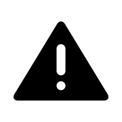 Alert warning or notification alert flat icon for apps and websites