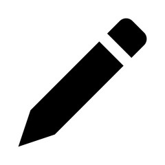 Edit pencil or pencil for writing flat icon for apps and websites 