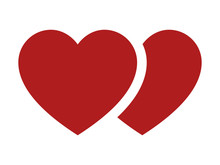 Love And Marriage Heart / Matchmaking Flat Icon For Dating Apps And Websites
