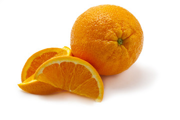 Wall Mural - Orange Slices with Full Orange