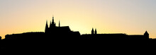 Prague Castle Silhouette