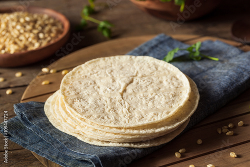 Fotomural Homemade White Corn Tortillas