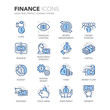 Blue Line Finance Icons