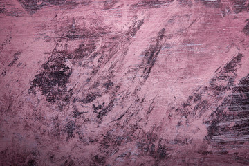 Wall Mural - Pink Grunge background with paint brush marks.