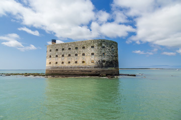 Wall Mural - Scenic view of Fort Boyard, France