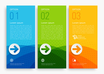 Wall Mural - infographics web banner & label design
