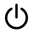 Power on or turn power off flat icon for apps and websites 